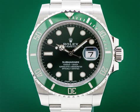 green dail rolex|Rolex submariner green and black.